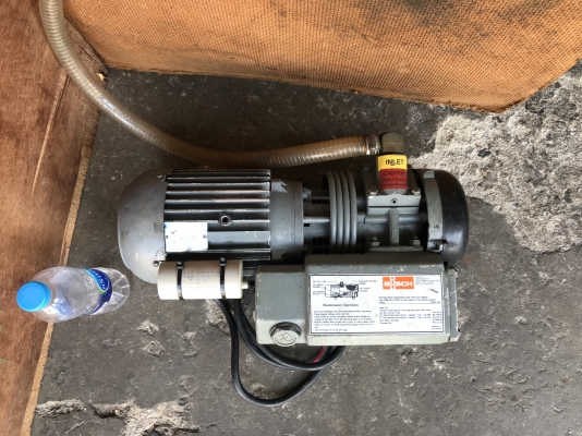 ขายปั้มแวคคั่มสุญญากาศ Busch 1HP. 220V ไฟบ้าน made in USA สภาพสวย หมุนนิ่ม ดูดแรง พร้อมใช้งาน
