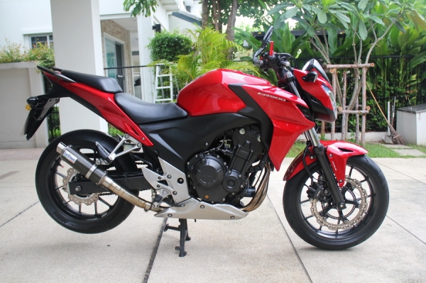 HONDA CB500F ปี2014 ท่อLeovince รถสวย ไม่ควรพลาด