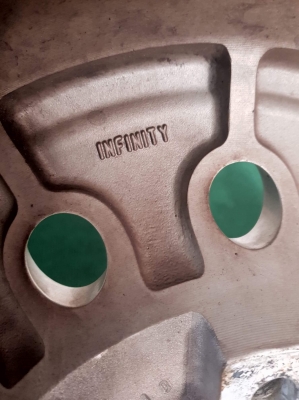 ขายล้อหยดน้ำ ขอบ 16 กว้าง 8" ออฟลบ 28 สวยๆ