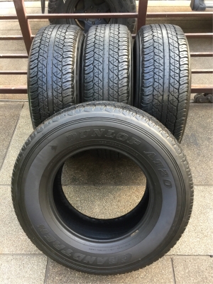 ยาง Dunlop 255 70 16 ปลายปี16 ดอกเต็ม ไม่มีปะ เนื้อนิ่มๆ ใช้ยาว ราคาไม่แพง ยาง Dunlop 255 70 16 ปลายปี16 ดอกเต็ม ไม่มีปะ เนื้อนิ่มๆ ใช้ยาว ราคาไม่แพง