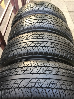 ยาง Dunlop 255 70 16 ปลายปี16 ดอกเต็ม ไม่มีปะ เนื้อนิ่มๆ ใช้ยาว ราคาไม่แพง ยาง Dunlop 255 70 16 ปลายปี16 ดอกเต็ม ไม่มีปะ เนื้อนิ่มๆ ใช้ยาว ราคาไม่แพง