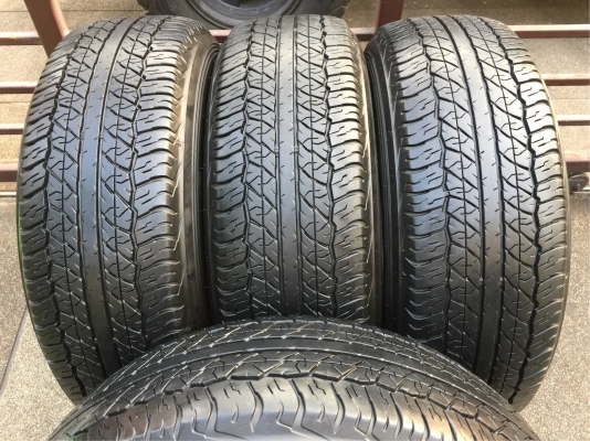 ยาง Dunlop 255 70 16 ปลายปี16 ดอกเต็ม ไม่มีปะ เนื้อนิ่มๆ ใช้ยาว ราคาไม่แพง ยาง Dunlop 255 70 16 ปลายปี16 ดอกเต็ม ไม่มีปะ เนื้อนิ่มๆ ใช้ยาว ราคาไม่แพง