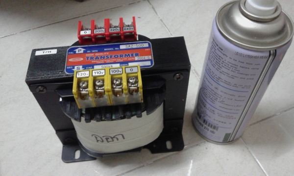 หม้อแปลงไฟ 220-110V.500VA.