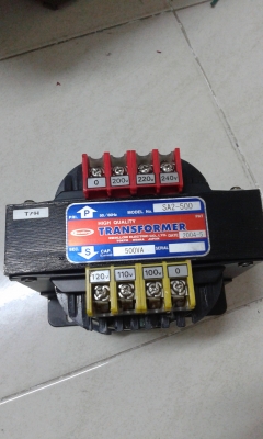 หม้อแปลงไฟ 220-110V.500VA.