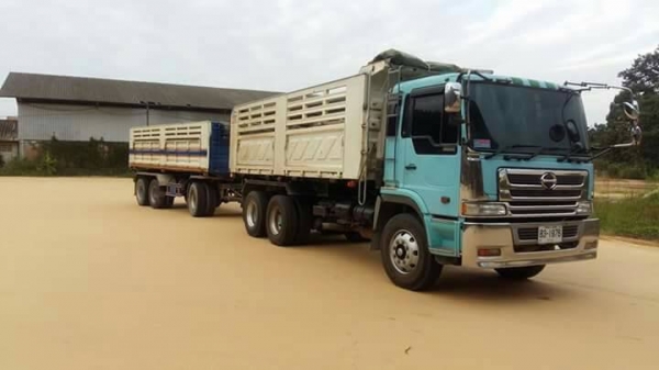 ขาย 1,490,000 HINO PRAFAI เครื่อง K13C 340 แรง แม่ดั้มพ่วง ลูก 3 คาน ดั้ม หัวบาง ยางดี คัชซีสวย รถออยู่ ระยอง 090-772-3710 090-772-3708