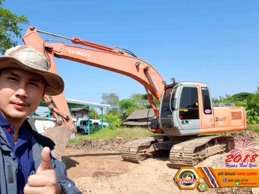 ขายรถแบ็คโฮ HITACHI ZX200-1 ใช้งาน 4 พันชั่วโมง สภาพเทพบุตร รถสวยที่สุดในประเทศไทยที่แจ้งขายปัจจุบัน