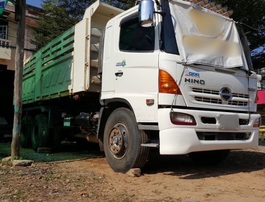 ขาย HINO 251 สองเพลาดั๊ม กระบะเหล็กสามมิตร รถปี 54