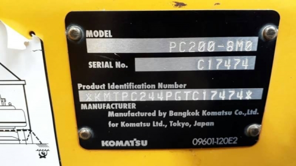 ขายดาวน์ 600,000 KOMATSU pc 200-8 ทำงาน 2,900 ชม.ดาวน์ 600,000 ผ่อน 98,000&times;30 งวด พร้อมเปลี่ยน
