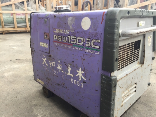 ขายเครื่องเชื่อมพร้อมปั่นไฟ AIRMAN พร้อมใช้งานญี่ปุ่นมือสอง