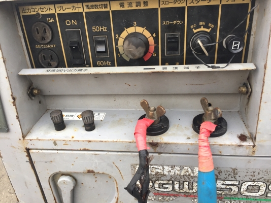 ขายเครื่องเชื่อมพร้อมปั่นไฟ AIRMAN พร้อมใช้งานญี่ปุ่นมือสอง