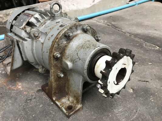 ขายมอเตอร์เกียร์ Cycro drive Sumitomo มอเตอร์ Mitsubishi 2HP. 380V อัตราทด 1:11 สภาพดีเดิมๆ หมุนนิ่ม พร้อมใช้งาน
