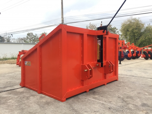 กระบะบรรทุก พ่วงรถไถ ดั้มได้ ขนาด 150 cm New JK Tractor