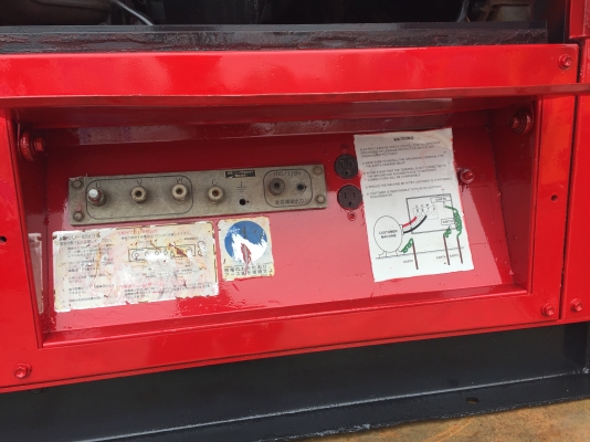 ขายตู้เชื่อมพร้อมปั่นไฟ NIPPON SHIYOมือสองญี๋ 25KVA