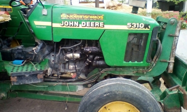 220000บาท จอร์อนเดียร์ 5310 เพลาเดียว ใบดันหน้า ผาน7 มีทะเบียนพร้อมโอน 220000บาท จอร์อนเดียร์ 5310 เพลาเดียว ใบดันหน้า ผาน7 มีทะเบียนพร้อมโอน