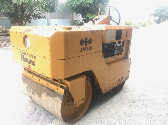 ขายรถบดKOMATSUรุ่นJV16-1นำเข้าญี่ปุ่นมีเอกสาร หนัก1.5ตันเครื่องดีเซล1สูบสภาพดีพร้อมใช้ขาย195000บาท Line:Jiraroj2909