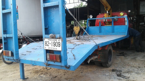ขายกะบะเทรนเลอร์ขึ้นรถเกี่ยวได้ ขึ้นรถไถได้ ยาว4.60 กว้าง2.30 ช่วงครัชชี75