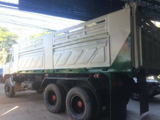 HINO 227 EM100-220แรง สองเพลาดั้ม เครื่องเดิม เกียร์เดิม สโลเดิม