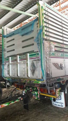 พ่วง 22 ล้อ ฮีโน่ 344 เบรคแห้ง ปี 54 กระบะมิเนียม - อู่ ซู่นชัยชุดใหญ่ กระบะสวย ยางดีทั้ง 22 เส้น รถโรงสี