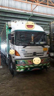 พ่วง 22 ล้อ ฮีโน่ 344 เบรคแห้ง ปี 54 กระบะมิเนียม - อู่ ซู่นชัยชุดใหญ่ กระบะสวย ยางดีทั้ง 22 เส้น รถโรงสี