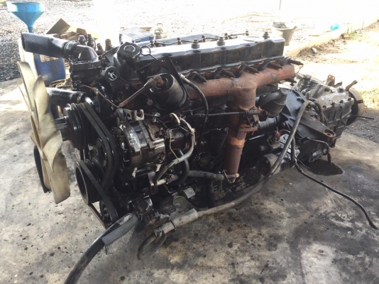 ขายเครื่อง Isuzu 6BD1 ฝาดำ 165 แรงม้า