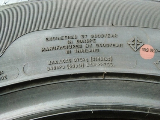 GOODYEAR EAGLE F1 Directional 5 235/60R18 เส้นละ 3,900 บาท GOODYEAR EAGLE F1 Directional 5 235/60R18 เส้นละ 3,900 บาท