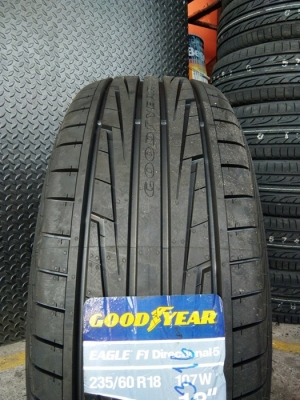 GOODYEAR EAGLE F1 Directional 5 235/60R18 เส้นละ 3,900 บาท GOODYEAR EAGLE F1 Directional 5 235/60R18 เส้นละ 3,900 บาท