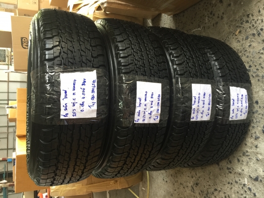 ยาง All Dunlop 265 70 16 กลางปี16 ดอกเต็ม ไม่มีปะ เนื้อนิ่มๆ ใช้ยาว ราคาไม่แพง
