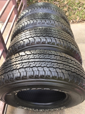 ยาง All Dunlop 265 70 16 กลางปี16 ดอกเต็ม ไม่มีปะ เนื้อนิ่มๆ ใช้ยาว ราคาไม่แพง