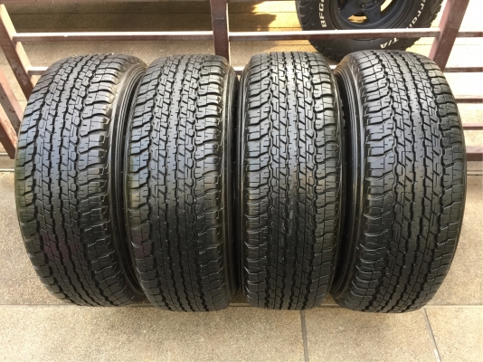 ยาง All Dunlop 265 70 16 กลางปี16 ดอกเต็ม ไม่มีปะ เนื้อนิ่มๆ ใช้ยาว ราคาไม่แพง