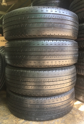 ล้อแม็ก Toyota Vigo Champ สีเทาดำ ขอบ 16 พร้อมยาง 215-65-16 ปี 14