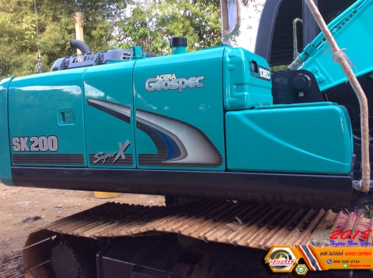 ขายรถแบ็คโฮ KOBELCO SK200-8 YN12 SuperX ใช้งาน 9 พันชั่วโมง สภาพนางฟ้า