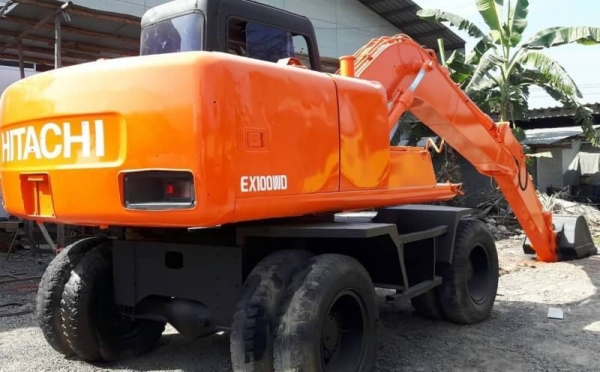 ขาย 675,000 รถแบคโคล้อยาง HITACHI EX100WD-3  เล่มทะเบียน 2 เพลา ระบบกึ่งไฟฟ้า รถสวย เซ็สระบบใหม่ทั้งคัน พร้อมลุยงาน เฟรมสวย ช่วงล้างเต็ม เอวแน้น มูมฮาร์มสวยเครื่องแน้น ปั้มแรง แอร์มี   รถอยู่ กทม โทร 0610710295