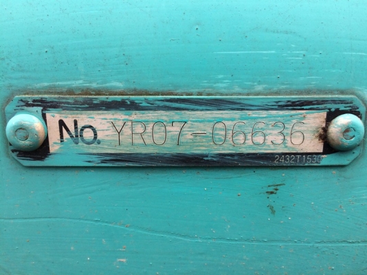 Kobelco SK75UR-3ES YR: 2007 นำเข้าจากญี่ปุ่น ใช้งาน 3 พันชั่วโมงแท้