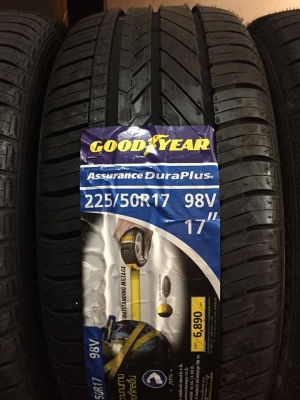 ยางใหม่ GOODYEAR Assurance DuraPlue 225-50-17 ปี16 ชุดละ 7,500 บาท ยางใหม่ GOODYEAR Assurance DuraPlue 225-50-17 ปี16 ชุดละ 7,500 บาท