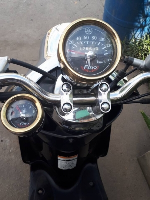 Yamaha Fino รุ่น PS ปลายปี 2555 สีเทาดำ สวยๆ คลาสสิค