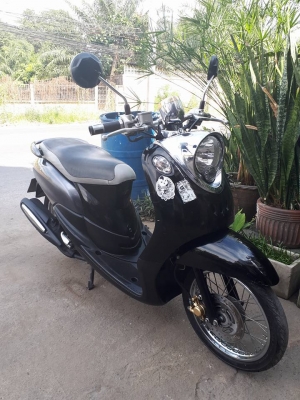 Yamaha Fino รุ่น PS ปลายปี 2555 สีเทาดำ สวยๆ คลาสสิค