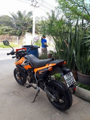 NEW KSR สีส้มดำ ปี 2556 (ล้อแม็กซ์แท้) รถสปอร์ต หล่อมาก ขับเท่ห์ฝุดๆ