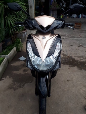 มีโอ 125 ไอ รุ่น GTX ปี 2556 (ล้อแม็กซ์แท้) สีดำน้ำตาล รุ่นหัวฉีดแล้ว ขอบอกว่าอย่างหล่อ