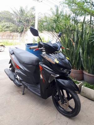 GT 125 สีดำ ปี 2558 (ล้อแม็กซ์แท้) รถรุ่นใหม่ประหยัดน้ำมัน