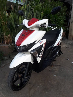 ตัวท๊อป GT 125 สีขาวแดง ปี 2559 (ล้อแม็กซ์แท้) รุ่นใหม่ สุดสปอร์ตน่าจับจอง