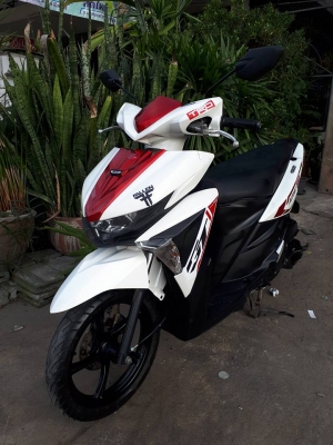 Yamaha GT 125 สีขาวแดง ปี 2559 (ล้อแม็กซ์แท้)รถหล่ออย่างสปอร์ต ราคาเร้าใจ