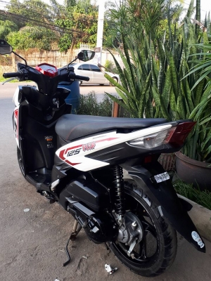 Yamaha GT 125 สีขาวแดง ปี 2559 (ล้อแม็กซ์แท้)รถหล่ออย่างสปอร์ต ราคาเร้าใจ
