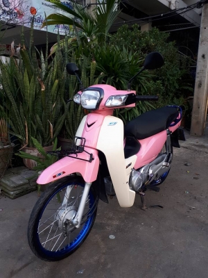 Dream SUPER Cup ปลายปี 2559 สีชมพูขาว (สตาร์ทมือ ) หัวฉีดประหยัดน้ำมัน Dream SUPER Cup ปลายปี 2559 สีชมพูขาว (สตาร์ทมือ ) หัวฉีดประหยัดน้ำมัน