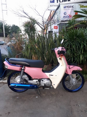 Dream SUPER Cup ปลายปี 2559 สีชมพูขาว (สตาร์ทมือ ) หัวฉีดประหยัดน้ำมัน Dream SUPER Cup ปลายปี 2559 สีชมพูขาว (สตาร์ทมือ ) หัวฉีดประหยัดน้ำมัน