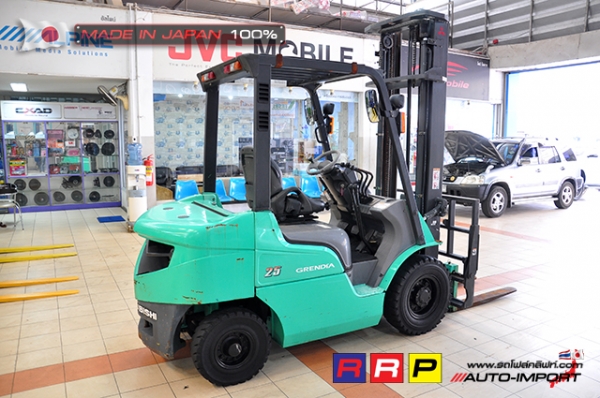 ขายรถโฟล์คลิฟท์มือสอง MITSUBISHI รุ่น FD25D-F18C-52979 นำเข้าจากประเทศญี่ปุ่น 100\% ไม่เคยใช้งานในไทย ขายรถโฟล์คลิฟท์มือสอง MITSUBISHI รุ่น FD25D-F18C-52979 นำเข้าจากประเทศญี่ปุ่น 100\% ไม่เคยใช้งานในไทย