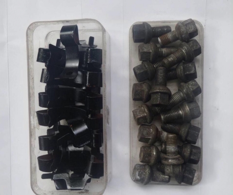 กะทะล้อเบนซ์แท้ 6x14 5รู 112 พร้อมฝาตบ น็อต กิ๊บล็อค