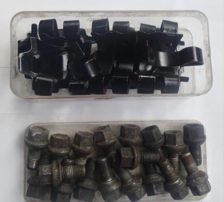 กะทะล้อเบนซ์แท้ 6x14 5รู 112 พร้อมฝาตบ น็อต กิ๊บล็อค