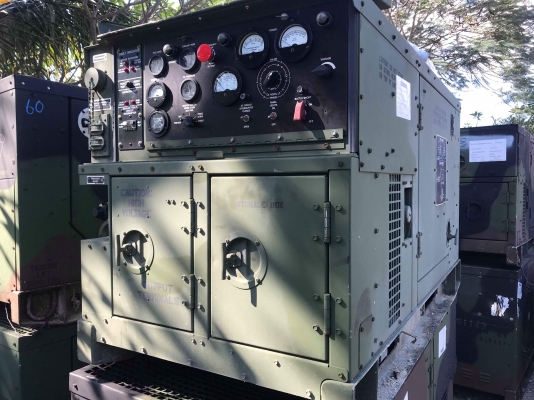 ขายเครื่องปั่นไฟตู้ทหาร 10 Kw จำนวน 35 ตัว