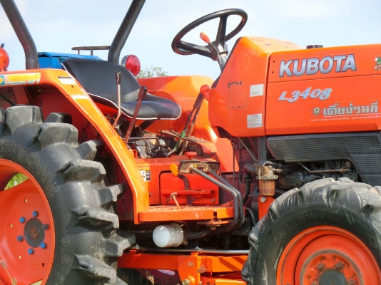 ❥สินค้าเข้าใหม่ L3408 &raquo;&raquo;พร้อมใช้งาน  พร้อมอุปกรณ์ 3 ชิ้น โรตารี่+ผาน+ใบดันหน้า ทำงาน1862ชม ราคา185000฿ ↠↠สนใจติดต่อสอบถาม↠0906910337 ❣❣พิกัดร้าน ส.เจริญแทรกเตอร์  อ. บางระกำ จ. พิษณุโลก????????????????