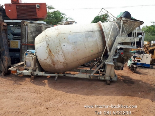 ขาย ถังโม่ปูน ผสมปูน คอนกรีต เครื่องผสมปูน คอนกรีต CONCRETE MIXER ขนาด 3-4 คิว ติดรถบรรทุก เก่าญี่ปุ่นแท้